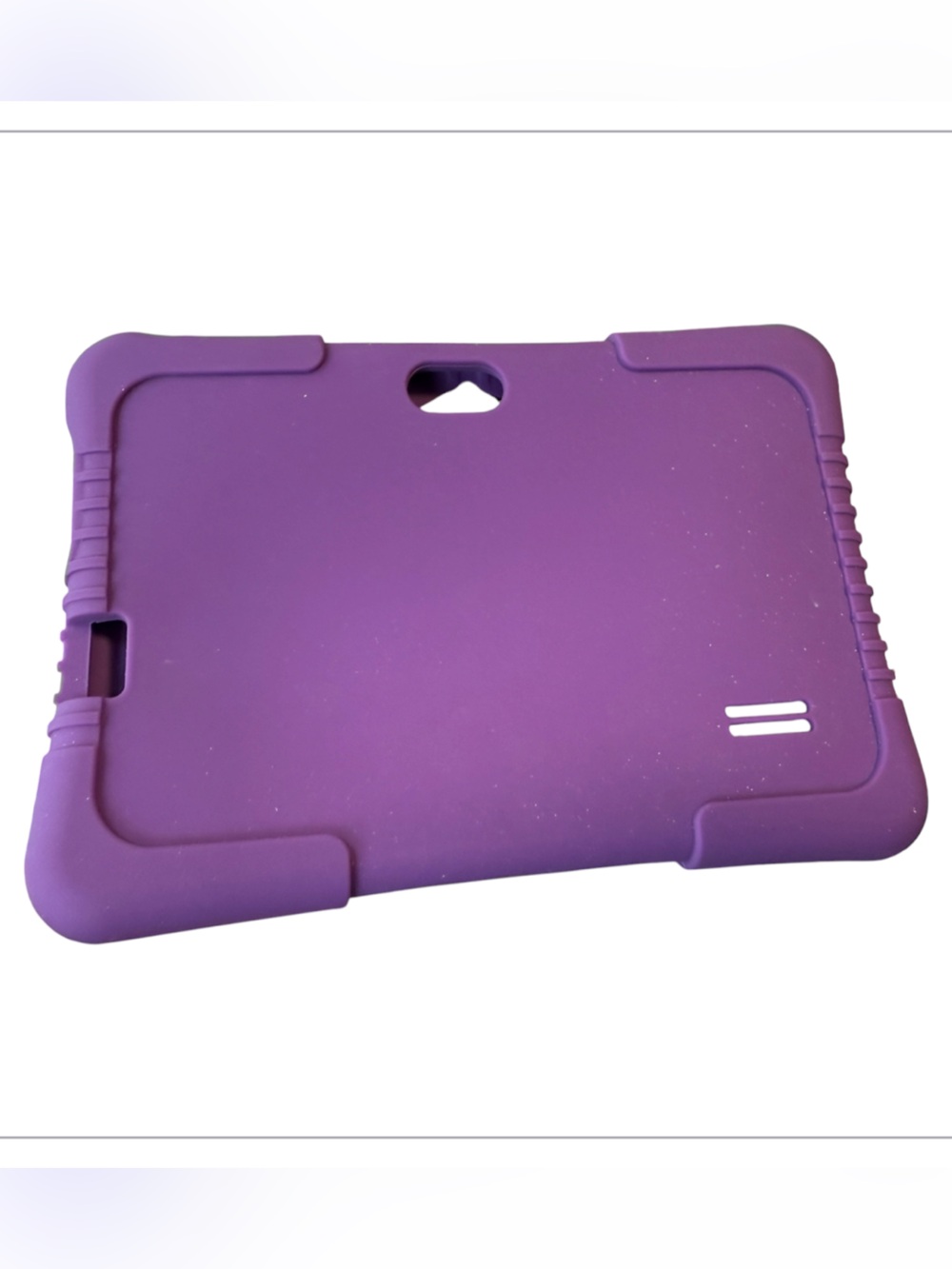 Purple Shockproof Tablet Case - Durable Silicone Cover